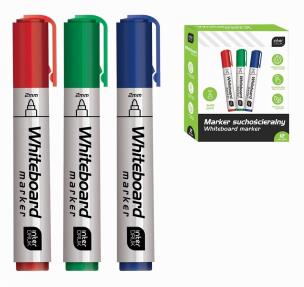 Marker suchościeralny 3 kolory (12szt). Wydawca: INTERDRUK. Multiszop.pl Opakowanie Marker suchościeralny 3 kolory (12szt)