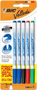 Marker suchościeralny BIC Velleda Fine 1721 blister 5 szt.. Wydawca: Bic. Multiszop.pl Opakowanie Marker suchościeralny BIC Velleda Fine 1721 blister 5 szt.