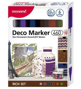 Opakowanie Markery akrylowe Deco Marker 6kol rich MONAMI