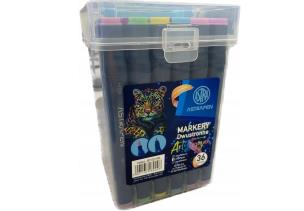 Opakowanie Markery artystyczne dwustronne Astrapen 36 kolorów