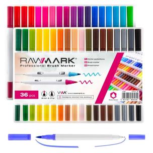 Opakowanie Markery dwustronne z końcówką pędzelkową