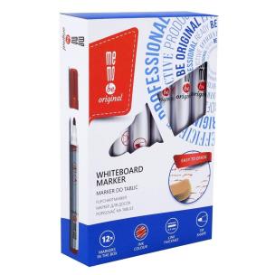 Markery suchościeralne czerwony (12szt) MemoBe. Wydawca: MemoBe. Multiszop.pl Opakowanie Markery suchościeralne czerwony (12szt) MemoBe