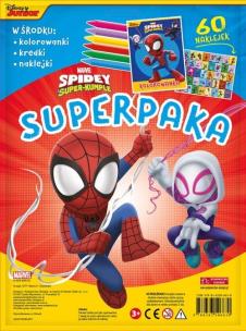 Okładka książki Marvel Spidey i superkumple. Superpaka