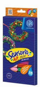 Opakowanie Masa plastyczna Astrafun Sensorio Kids 16 kolorów 1szt.mix