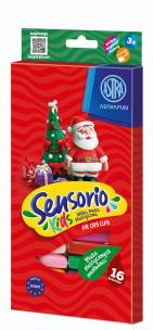 Opakowanie Masa plastyczna Astrafun Sensorio Kids 16 kolorów