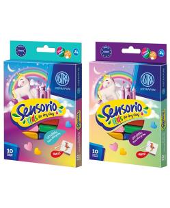 Opakowanie Masa plastyczna Astrafun Sensorio Kids Jednorożec 10 kolorów 1szt.mix