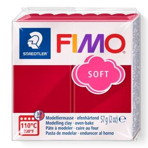 Masa termoutwardzalna Fimo 57g karminowy. Wydawca: STAEDTLER. Multiszop.pl Opakowanie Masa termoutwardzalna Fimo 57g karminowy