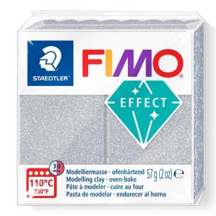 Masa termoutwardzalna Fimo 57g srebrny metaliczny. Wydawca: STAEDTLER. Multiszop.pl Opakowanie Masa termoutwardzalna Fimo 57g srebrny metaliczny