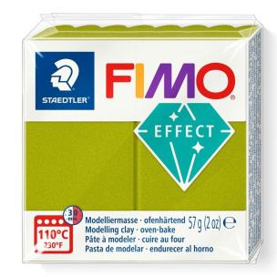 Masa termoutwardzalna Fimo 57g zielony metaliczny. Wydawca: STAEDTLER. Multiszop.pl Opakowanie Masa termoutwardzalna Fimo 57g zielony metaliczny