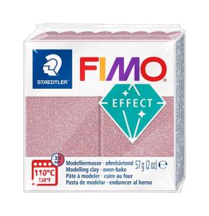 Masa termoutwardzalna Fimo Effect 57g różowy. Wydawca: STAEDTLER. Multiszop.pl Opakowanie Masa termoutwardzalna Fimo Effect 57g różowy