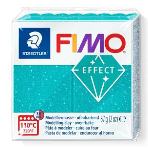 Masa termoutwardzalna Fimo Effect 57g turkusowy. Wydawca: STAEDTLER. Multiszop.pl Opakowanie Masa termoutwardzalna Fimo Effect 57g turkusowy