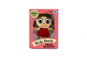Maskotka Kicia Kocia Adelka w pudełku. Wydawca: Media Rodzina (I) PAP. Multiszop.pl Opakowanie Maskotka Kicia Kocia Adelka w pudełku