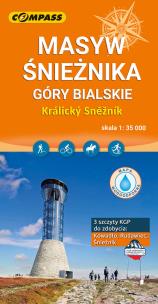 Okładka książki Masyw Śnieżnika, Góry Bialskie wersja laminowana