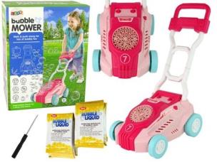 Opakowanie Maszyna kosiarka do baniek mydlanych różowa