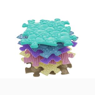 Opakowanie Mata podłogowa sensoryczna 6 elementów baby 1b pastel MFK-23-2