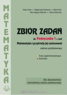 Okładka książki Matematyka i przykłady zast.1 LO zbiór zadań ZP