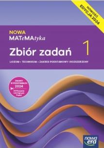 Okładka książki Matematyka NOWA 1 LO/Tech Zbiór zad ZPiR 2024