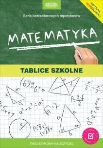 Matematyka. Tablice szkolne. Nowe wydanie. Autor: autor zbiorowy. Multiszop.pl Okładka książki Matematyka. Tablice szkolne. Nowe wydanie