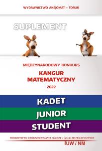 Okładka książki Matematyka z wesołym kangurem - Suplement 2022 (Kadet/Junior/Student)