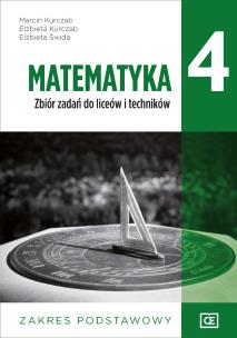 Okładka książki Matematyka zbiór zadań dla klasy 4 liceum i technikum zakres podstawowy