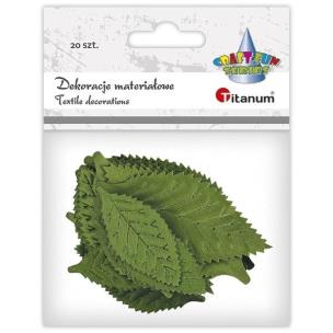 Opakowanie Materiałowe liście zielone 20szt