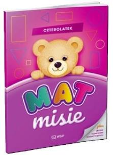 MATmisie. Czterolatek. Autor: Karolina Karamuz. Multiszop.pl Okładka książki MATmisie. Czterolatek