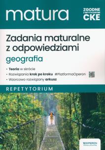 Okładka książki Matura 2025 Geografia Repetytorium ZR