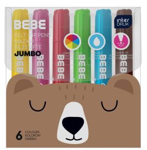 Opakowanie Mazaki Jumbo 6 kolorów BEBE Friends