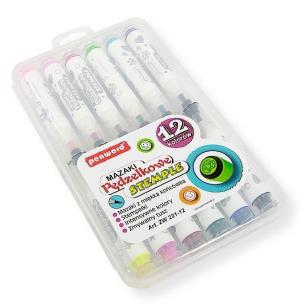 Opakowanie Mazaki pędzelkowe ze stemplami 12 kolorów