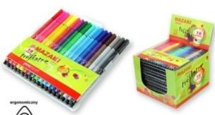 Opakowanie Mazaki trójkątne 18 kolorów