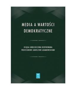 Okładka książki Media a wartości demokratyczne / SBP