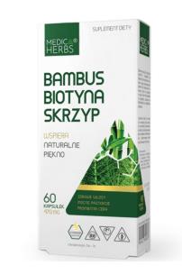 Zdjęcie produktu Medica Herbs Bambus + biotyna + skrzyp 60kaps