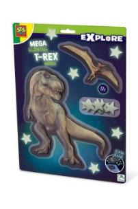 Mega świecący w ciemności T-rex Ses Creative. Wydawca: SES Creative. Multiszop.pl Opakowanie Mega świecący w ciemności T-rex Ses Creative