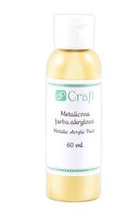 Opakowanie Metaliczna farba akrylowa 60ml gold