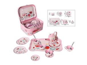 Opakowanie Metalowy zestaw do herbaty w walizeczce