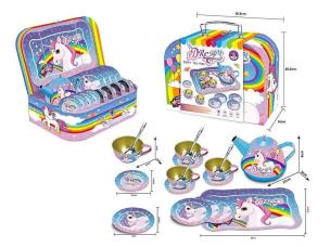 Opakowanie Metalowy zestaw do herbaty w walizeczce