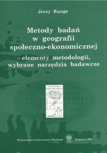 Okładka książki Metody badań w geografii społeczno-ekonomicznej...