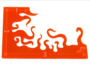 Miarka do gier bitewnych 3, 2, 1, 1/2 cala RT. Wydawca: Crafters. Multiszop.pl Opakowanie Miarka do gier bitewnych 3, 2, 1, 1/2 cala RT