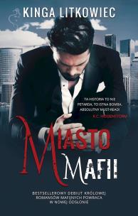 Miasto mafii wyd. kieszonkowe. Autor: Kinga Litkowiec. Multiszop.pl Okładka książki Miasto mafii wyd. kieszonkowe
