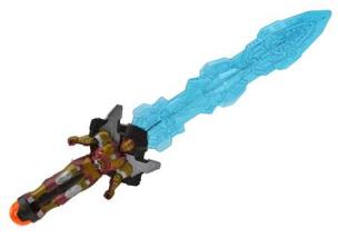 Opakowanie Miecz robot laser światła dźwięki niebieski