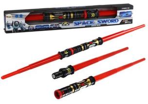 Miecz świetlny 2w1 wysuwany światło dźwięk. Wydawca: Leantoys. Multiszop.pl Opakowanie Miecz świetlny 2w1 wysuwany światło dźwięk