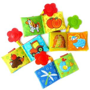 Miękka książeczka z gryzakiem mix. Wydawca: Aston Active. Multiszop.pl Opakowanie Miękka książeczka z gryzakiem mix