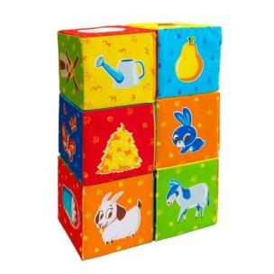 Miękkie kostki - zestaw klocków MC090601-05. Wydawca: Aston Active. Multiszop.pl Opakowanie Miękkie kostki - zestaw klocków MC090601-05