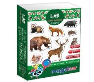 Mieszkańcy lasu - zestaw magnesów. Wydawca: Aston Active. Multiszop.pl Opakowanie Mieszkańcy lasu - zestaw magnesów