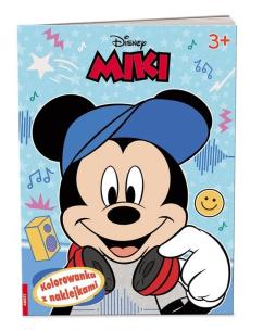 Miki. Kolorowanka z naklejkami. Autor:   Praca zbiorowa. Multiszop.pl Okładka książki Miki. Kolorowanka z naklejkami