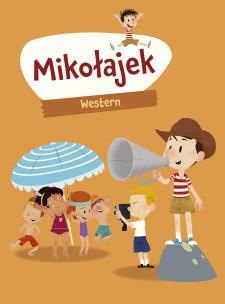 Mikołajek. Western. Autor: Marjorie Demaria, Natalia Zmaczyńska. Multiszop.pl Okładka książki Mikołajek. Western