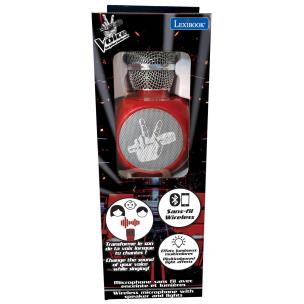 Mikrofon do karaoke The Voice Bluetooth z głośnikiem Lexibook MIC260TV. Wydawca: Lexibook. Multiszop.pl Opakowanie Mikrofon do karaoke The Voice Bluetooth z głośnikiem Lexibook MIC260TV