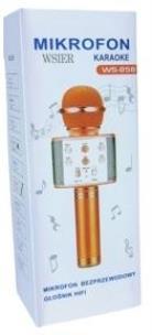 Opakowanie Mikrofon zabawkowy JYWK369-1 złoty