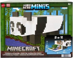 Opakowanie Minecraft Domek zabaw pandy + 2 minifigurki HLL25