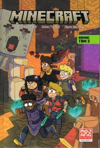 MINECRAFT. Komiks Tom 3 (wersja ukraińska). Autor: SFE R. MONSTER. Multiszop.pl Okładka książki MINECRAFT. Komiks Tom 3 (wersja ukraińska)